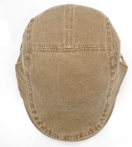 Vista 5 de Gorra vaquera de algodón ajustable unisex Caqui