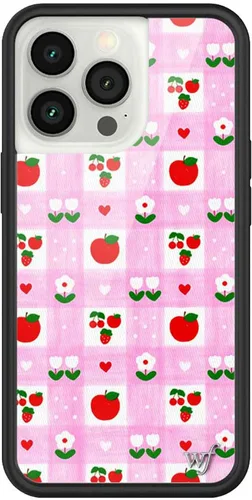 Vista 28 de Fundas Wildflower - Compatibles con Apple iPhone 13 Pro Protector de goma negro, certificado de prueba de caída de 4 pies, propiedad de mujeres