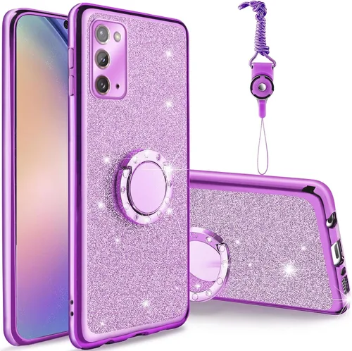 Vista 32 de Funda para Samsung Note 8 de 6.3 pulgadas, para Galaxy Note 8, a prueba de golpes, con correa y soporte para anillo, para Samsung Galaxy Note 8