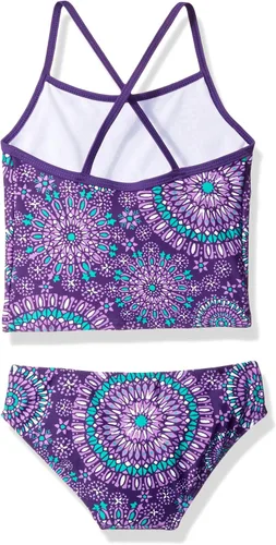 Vista 2 de Tankini Melanie Beach Sport de 2 piezas UPF 50+ para niña