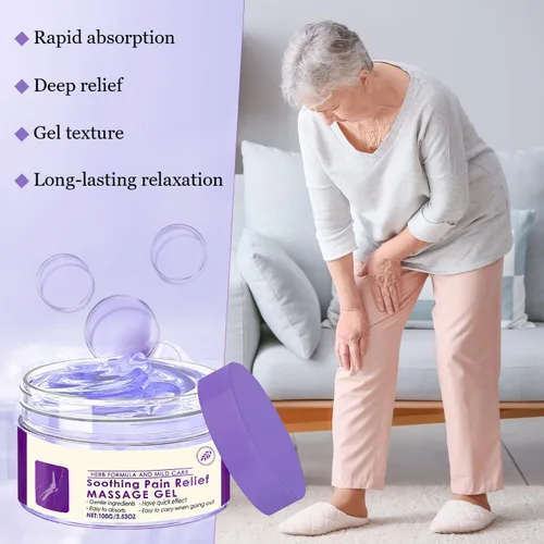 Vista 7 de Gel para articulaciones, gel de masaje calmante, para actividades articulares en todo el cuerpo, alivia las rodillas, el lumbar, el cuello