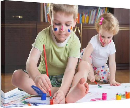 Vista 8 de Impresiones en lienzo personalizadas con tus fotos, lienzo enmarcado personalizable, imagen personalizada para dormitorio, sala de estar, oficina