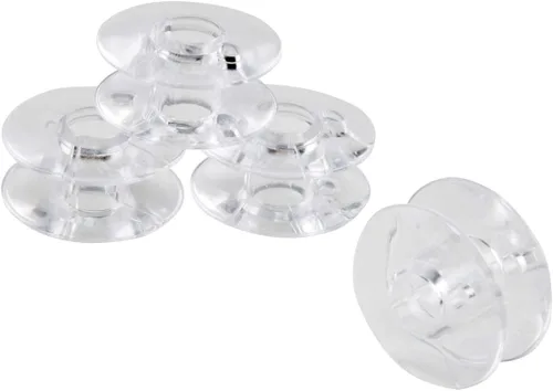 Vista 5 de SINGER Bobbins - Bobinas de plástico transparente clase 66, bobinas de repuesto para máquina de coser, bobinas de máquina de coser, accesorios