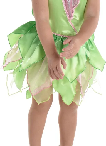 Vista 3 de Party City Tinker Bell - Disfraz clásico de Halloween para niños pequeños de 2 a 3 años, Multicolor