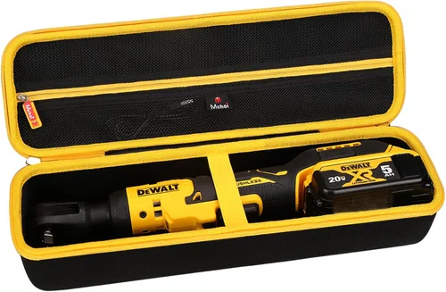 Vista 2 de Mchoi Funda rígida portátil para trinquete inalámbrico DEWALT ATOMIC 20V MAX* (DCF513B)/(DCF510B), solo funda