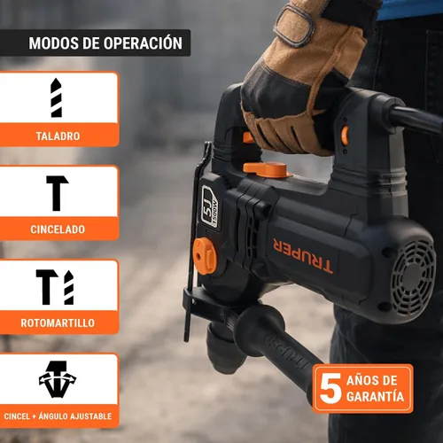 Vista 6 de Rotomartillo electropneumática SDS plus 5.0 Joules