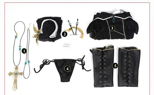 Vista 9 de QPWXL Honjou Nia Cosplay Costume - Authentic Outfit for Your Cosplay Adventure