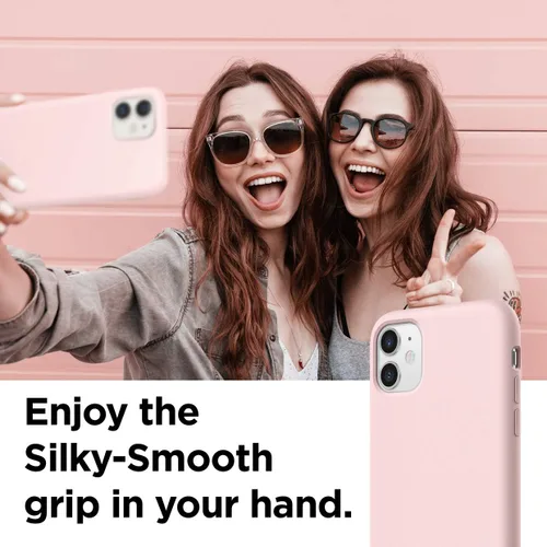 Vista 6 de elago - Funda de silicona para iPhone 11 Color, silicona líquida prémium, borde elevado (protección de pantalla y cámara), estructura de 3 capas