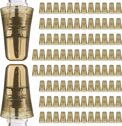 Vista 15 de Chengu 24 fundas para botellas de licor, cubiertas de boquilla para botellas, dispensador universal de vertido, tapas de boquilla de goma