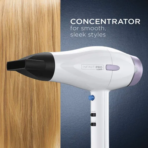 Vista 8 de INFINITIPRO BY Conair - Secador de pelo de cerámica avanzado de 1875 vatios con tecnología de detección de calor