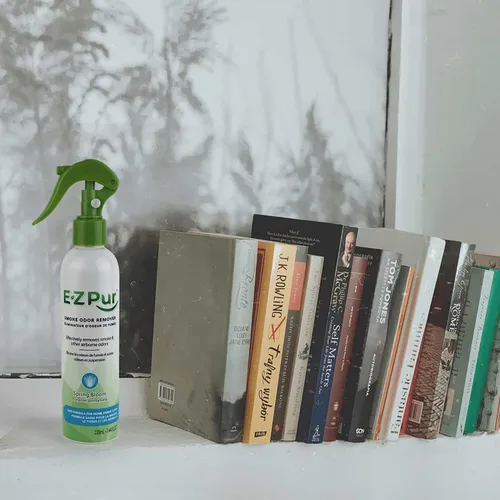 Vista 4 de E-Z Pur - Removedor de olores de humo, elimina perfectamente el olor fuerte, deja atrás aromas frescos y limpios, seguro para personas y mascotas