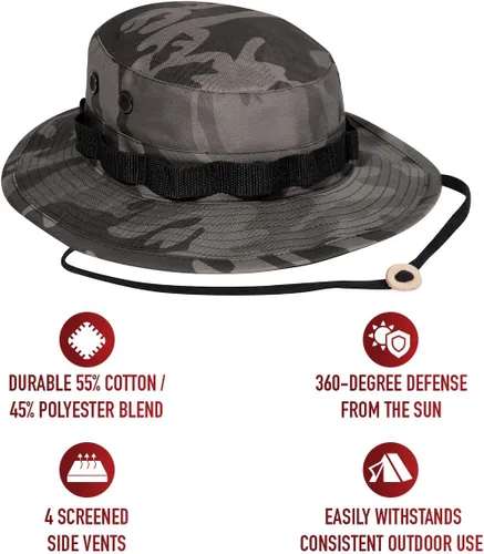 Vista 2 de Rothco Sombrero militar de camuflaje Boonie Hat
