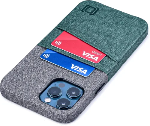 Vista 13 de Dockem Funda tipo cartera para iPhone 12 y iPhone 12 Pro: Placa de metal integrada para montaje magnético y 2 tarjeteros de crédito: 6.1" Luxe M2