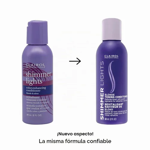 Vista 3 de Clairol Professional Shimmer Lights Purple Conditioner