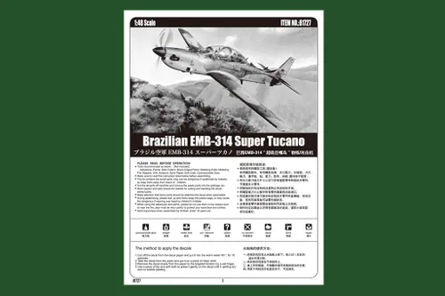 Vista 9 de Hobby Boss Brasileño EMB-314 Super Tucano