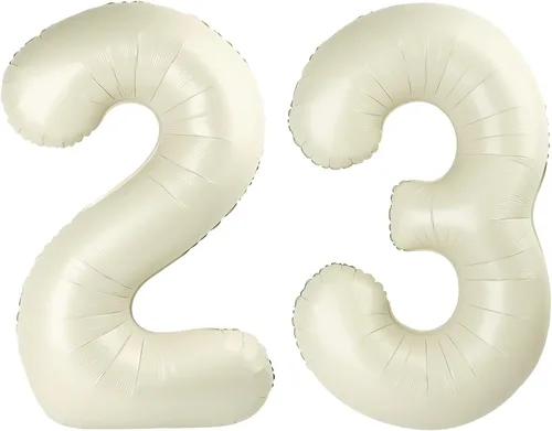 Vista 128 de Globos con números de 40 pulgadas, color negro, para decoraciones de cumpleaños de 10 a 100 años Jumbo 40In & Vibrant Color, With Hanging Holes