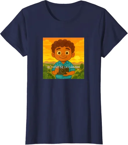 Vista 32 de Camiseta El Niño de la Cámara – Diseño Oficial del Cuento Ilustrado