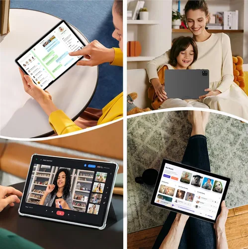 Vista 8 de Tablet Android 16, tableta de 10 pulgadas con teclado, Octa-Core, 24 GB de RAM 64 GB ROM 2 TB Expand, tabletas 2 en 1 con Gemini AI, 6000 mAh, WiFi