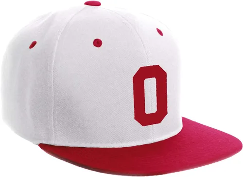 Vista 26 de Número de equipo modificado para requisitos particulares del jugador del color del sombrero del Snapback de la visera plana clásica de la visera