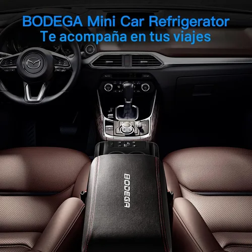 Vista 7 de BODEGA Refrigerador de 12 voltios, refrigerador de coche de 16 cuartos (15 litros), refrigerador portátil (-4℉-68℉), 12/24V DC para exteriores