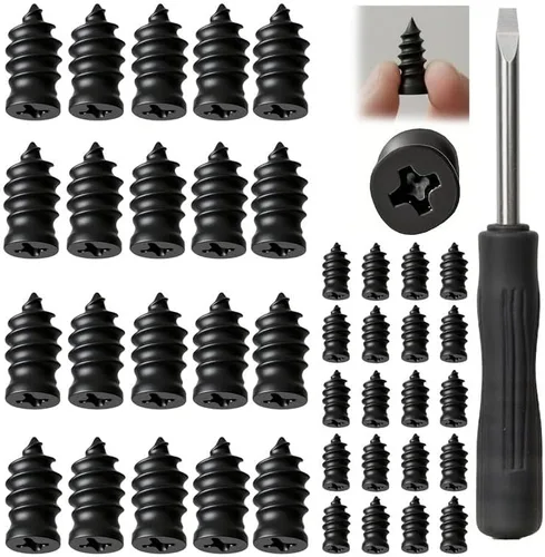 Vista 8 de Fodeuxp Kit de Clavos para Reparación de Neumáticos con 2 Tamaños, Nuevo Clavo de Neumático de Vacío 2025, Tapones de Neumáticos con Tornillo, 60