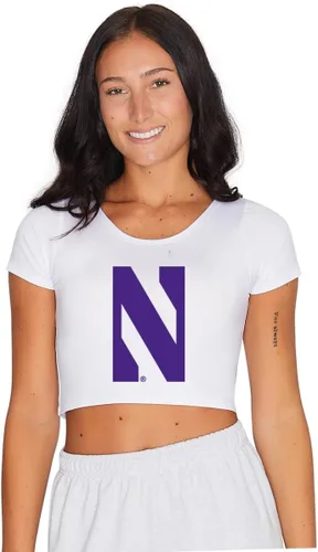 Vista 104 de Lojobands Camiseta corta ajustada para mujer, hecha en Estados Unidos, talla única