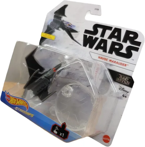 Vista 5 de Hot Wheels Star Wars Starships 2021 Die-cast Bad Batch Havoc Merodeador