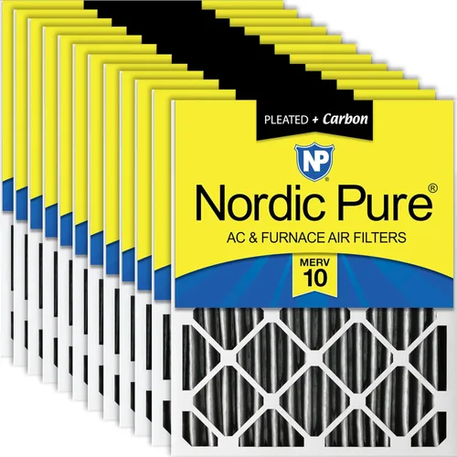 Vista 28 de Nordic Pure Filtros de aire MERV 7 plisados de 14 x 20 x 2 (13 1/2 x 19 1/2 x 1 3/4), paquete de 3 filtros de aire plisados MERV 7