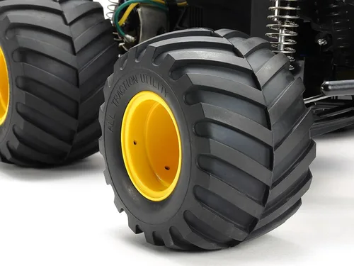 Vista 6 de Tamiya TAM58547 The Midnight Pumpkin, Black Edition 1/12 Monster Truck Kit, marrón