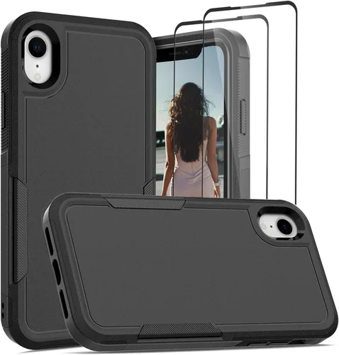 Vista 418 de Jeylly Funda para iPhone SE/Funda para iPhone 5S, Exterior de Plástico Duro que Absorbe Golpes + Interior de Silicona de Goma Defensor contra