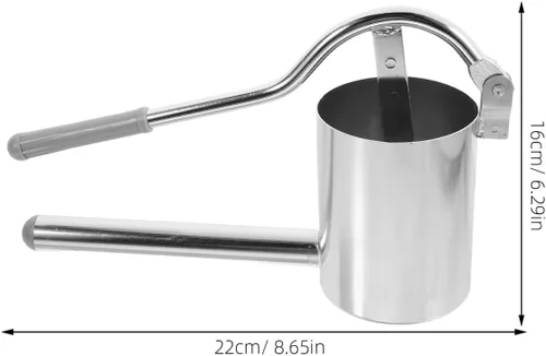 Vista 5 de DOITOOL - Máquina de prensa manual de fideos de cocina para pasta casera y espagueti, herramienta de masa portátil de 8.66 x 6.29 x 2.95 pulgadas