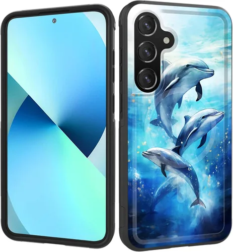 Vista 162 de Funda magnética para Galaxy A16 5G, [compatible con MagSafe] [protección contra caídas de grado militar] Funda resistente a prueba de golpes