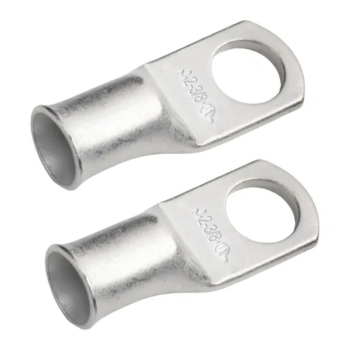 Vista 69 de SELTERM 5 piezas terminales de cable de cobre estañado 1/0 AWG perno de 1/2", extremos de cable de batería, terminales de anillo, conectores