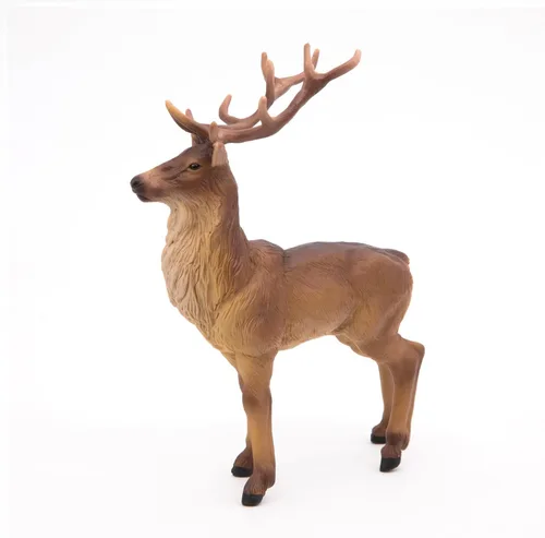 Vista 7 de Papo -Pintado a mano - Figura -Wild Animal Kingdom - Ciervo -53008 -Coleccionable - para Niños - Adecuado para niños y niñas- a partir de 3 años