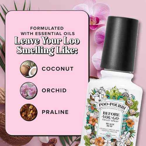 Vista 6 de Poo-Pourri Before-You-Go - Aerosol para inodoro, Beach Bum, 2 onzas