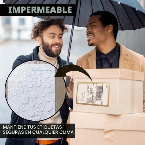 Vista 6 de Fundas para etiquetas de envío, 100 unidades, 7.5 x 5.5 pulgadas, bolsas de sobre de embalaje con autoadhesivo, plástico transparente y sobres