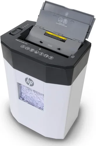 Vista 2 de HP - Trituradora de papel micro cortada, manual de 9 hojas, alimentación