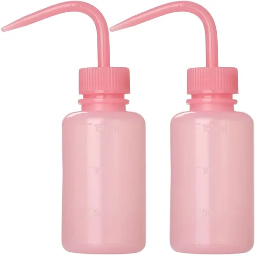 Vista 17 de 2 Botellas de Lavado de Tatuajes 150ml 5oz Chorro de Agua para Riego de Suculentas, Enjuague de Seguridad, Limpieza Médica - Negro y Azul
