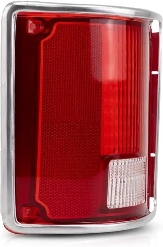 Vista 4 de Para Chevy Blazer 1973-1991 Luz trasera lado del pasajero GM2800122 5968329 con ribete brillante