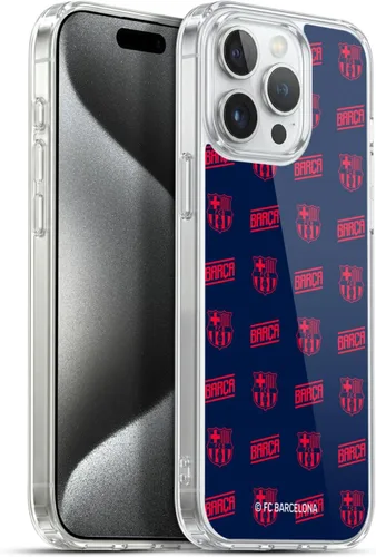 Vista 214 de Head Case Designs Funda de gel suave con licencia oficial del FC Barcelona Barca Crest Graphics [protección de grado militar] compatible con Apple