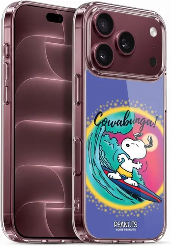 Vista 42 de Head Case Designs Funda de gel con licencia oficial de Peanuts Beach Surf Snoopy Boardwalk Airbrush [protección de grado militar] compatible