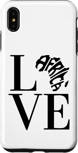 Vista 7 de iPhone 15 LOVE AFRICA, funda local del orgullo africano