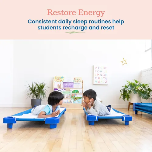 Vista 5 de ECR4Kids - Cama apilable para niños, para el cuidado diurno
