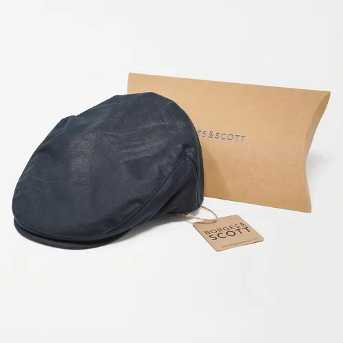 Vista 5 de The Drake - Impermeable - Gorra plana de cera tradicional