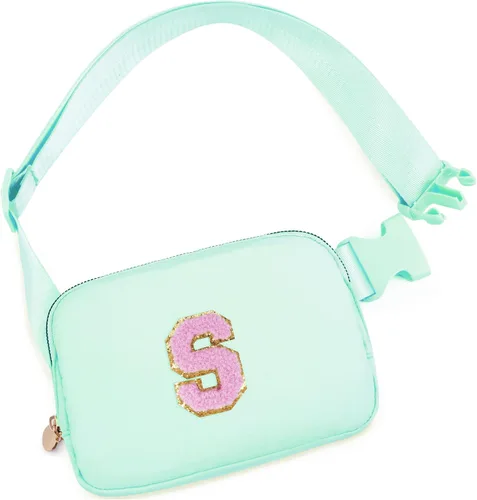 Vista 74 de Bolsa de cinturón para niñas y mujeres, bolsas cruzadas, riñonera, riñonera personalizada, Negro, Small