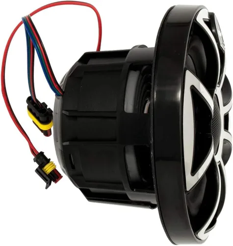Vista 5 de Wet Sounds REVO 6-XWB Parrilla XW cerrada negra 6.5 pulgadas altavoces coaxiales LED marinos (par) (renovado)