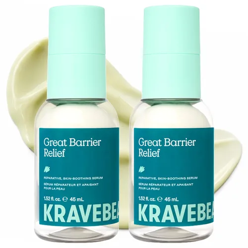 Vista 12 de KraveBeauty Great Barrier Relief Serum - Suero reparador de barrera inspirado en Corea, aceite de tamanu, alivia el enrojecimiento e hidrata, vegano