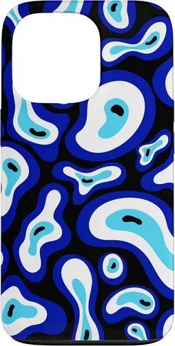 Vista 10 de Malvado de ojo turco Groovy Swirl patrón Good Vibes teléfono caso para iPhone 17