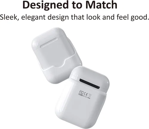 Vista 6 de Skywin Receptor de carga inalámbrico compatible con Airpods de 1ª y 2ª