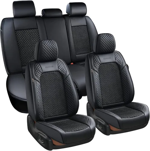 Vista 18 de Coverado - Fundas impermeables para asientos de coche, fundas delanteras para asientos de coche, 2 en 1, fundas protectoras para asientos de coche